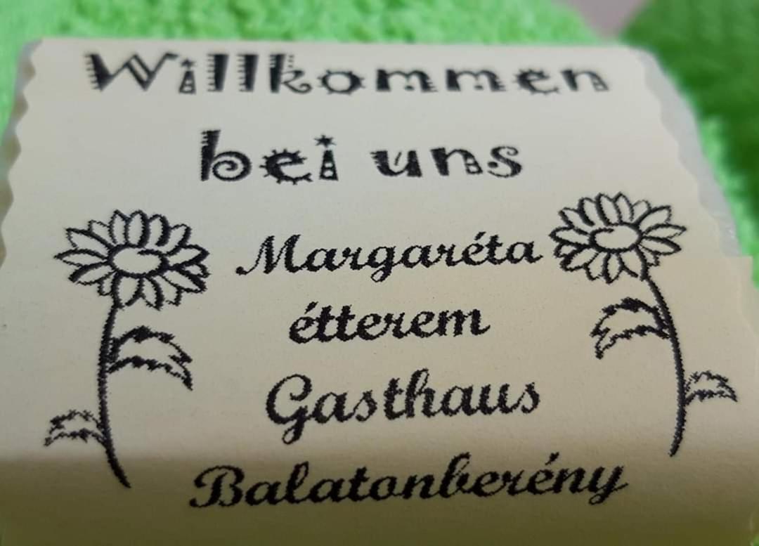 Bed and Breakfast Margaréta Étterem Panzió Balatonberény Esterno foto
